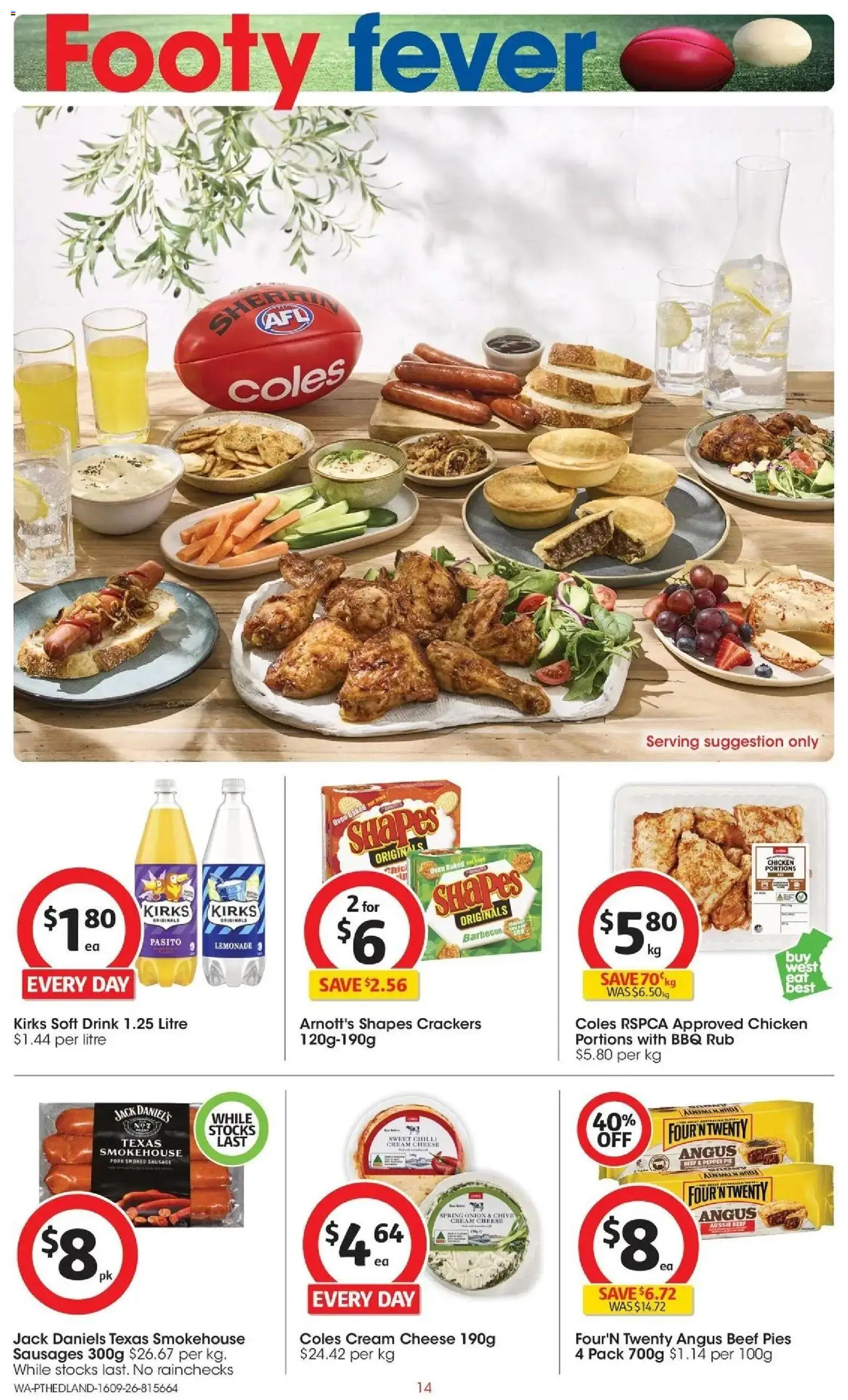 ﻿Coles catalogue valid from 16/09/2026 > Online Australia | Page: 14 | Products: Beef, Cream, Oven, Jack Daniel’s