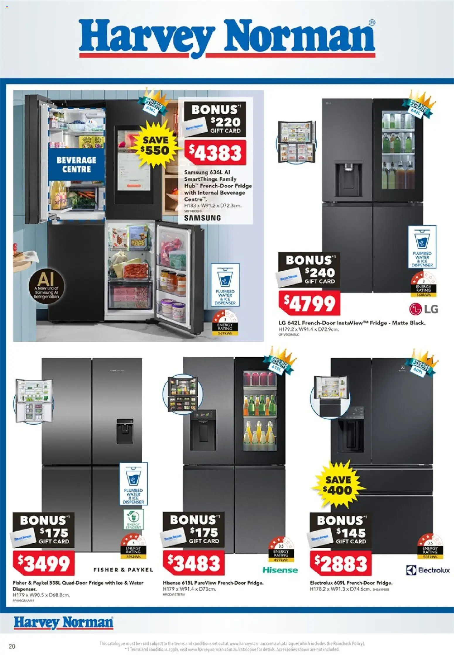Harvey Norman catalogue - valid from 18.05.2026 | Page: 20 | Products: Water, Bra, Accessories, Fridge