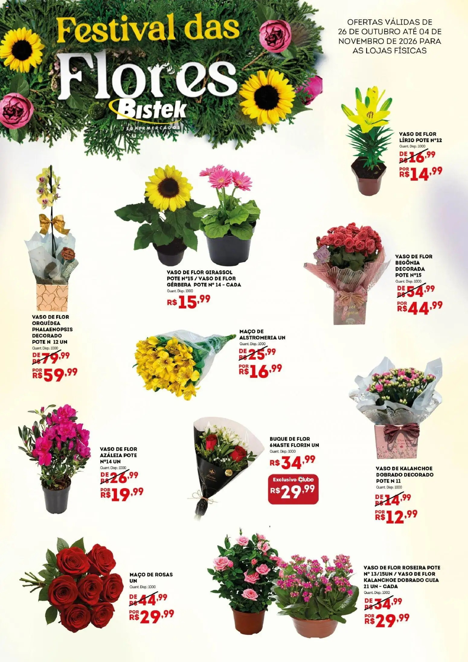 Bistek Supermercados Folheto - válido de 26/10/2026 | Página: 1