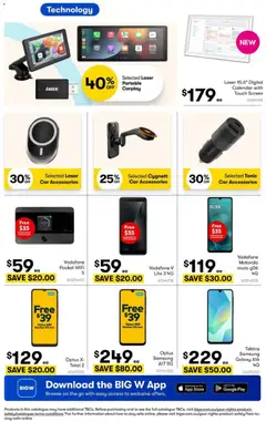 Preview of Big W Thanks Dad - valid from 20/08/2026 | Page: 32 | Products: Tonic, Accessories, Digital, Portable