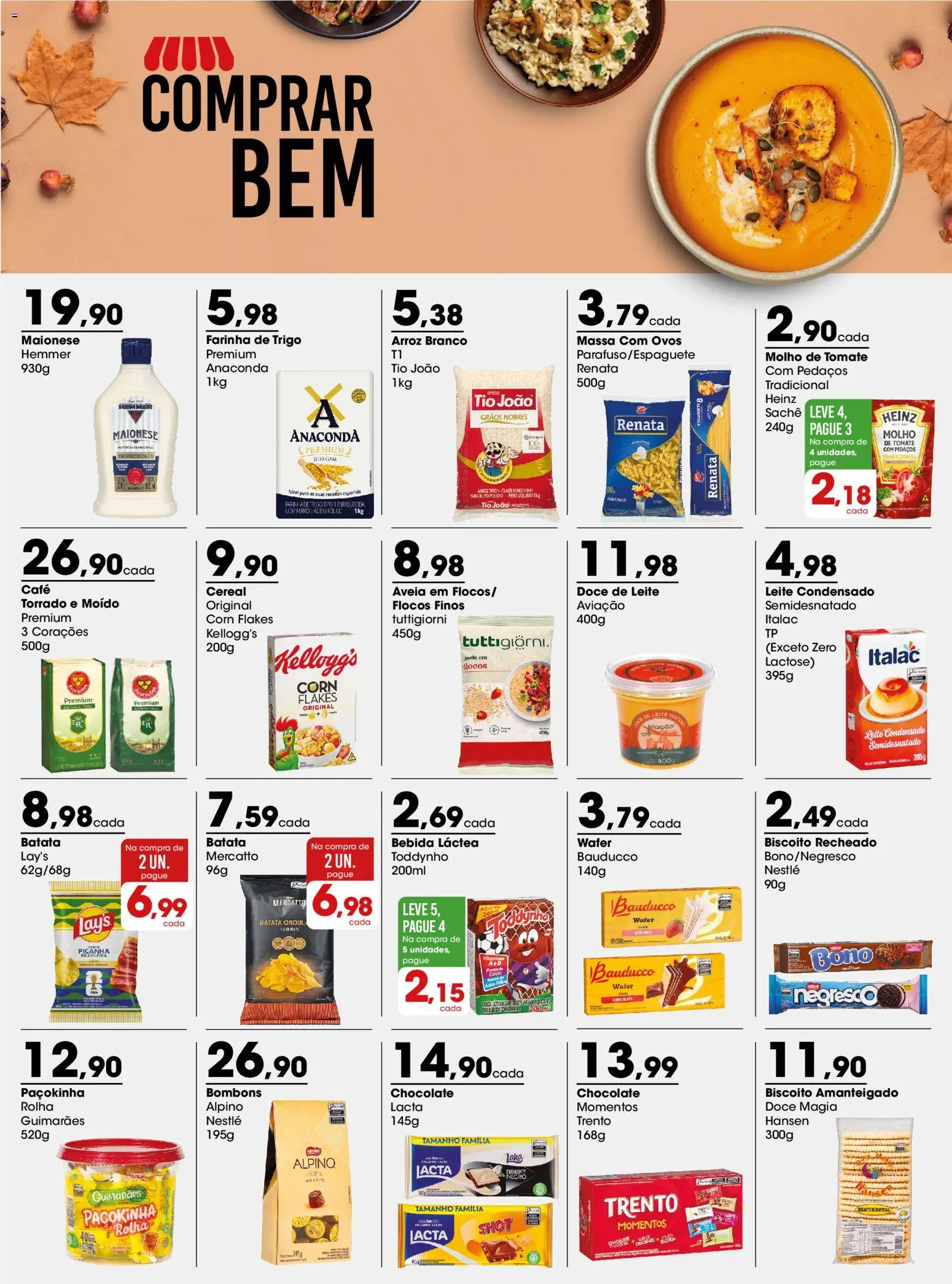 Zaffari Folheto - válido de 29/06/2026 | Página: 1 | Produtos: Molho de tomate, Picanha, Leite, Doce de leite