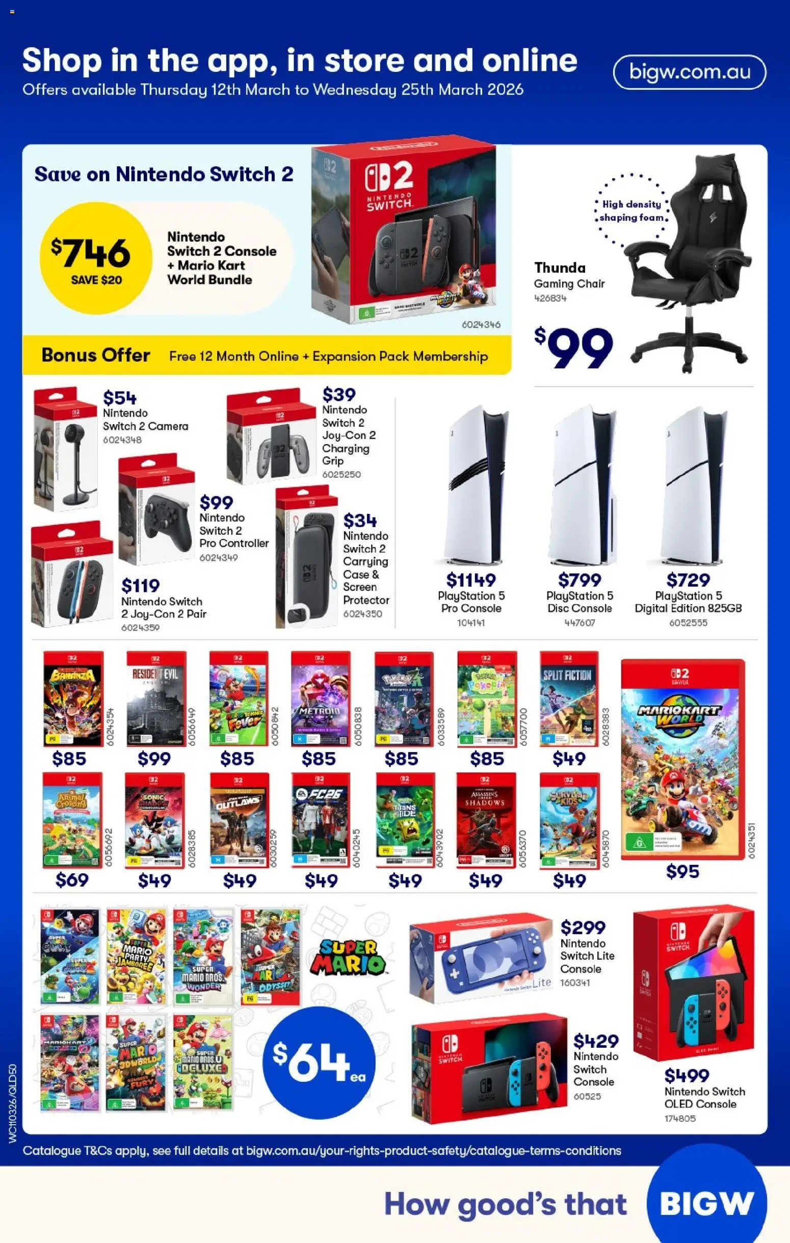 Woolworths catalogue - valid from 11.03.2026 | Page: 50 | Products: Controller, Camera, Playstation, Case