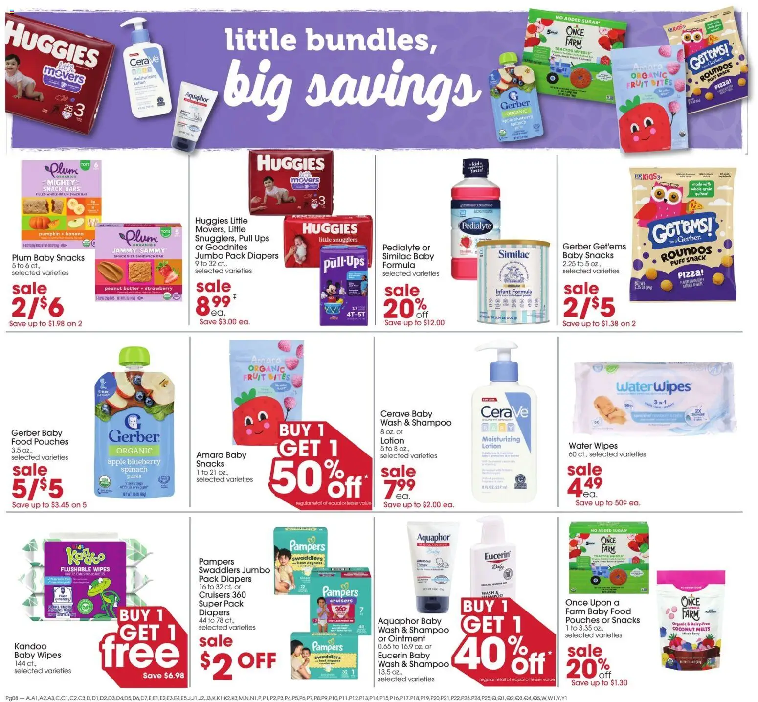 Giant Eagle Weekly Ad - valid from 08/20/2026 | Page: 8 | Products: Spinach, Quinoa, Pumpkin, UPS