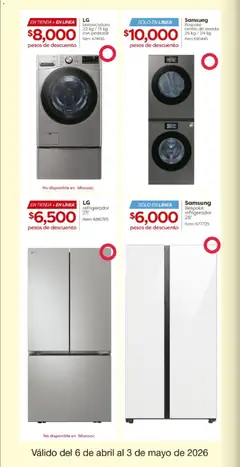 Vista previa de LG refrigerador, 25' Item 686785, nuevo folleto de la tienda, válido en México a partir del 06.04.2026 | Página: 8