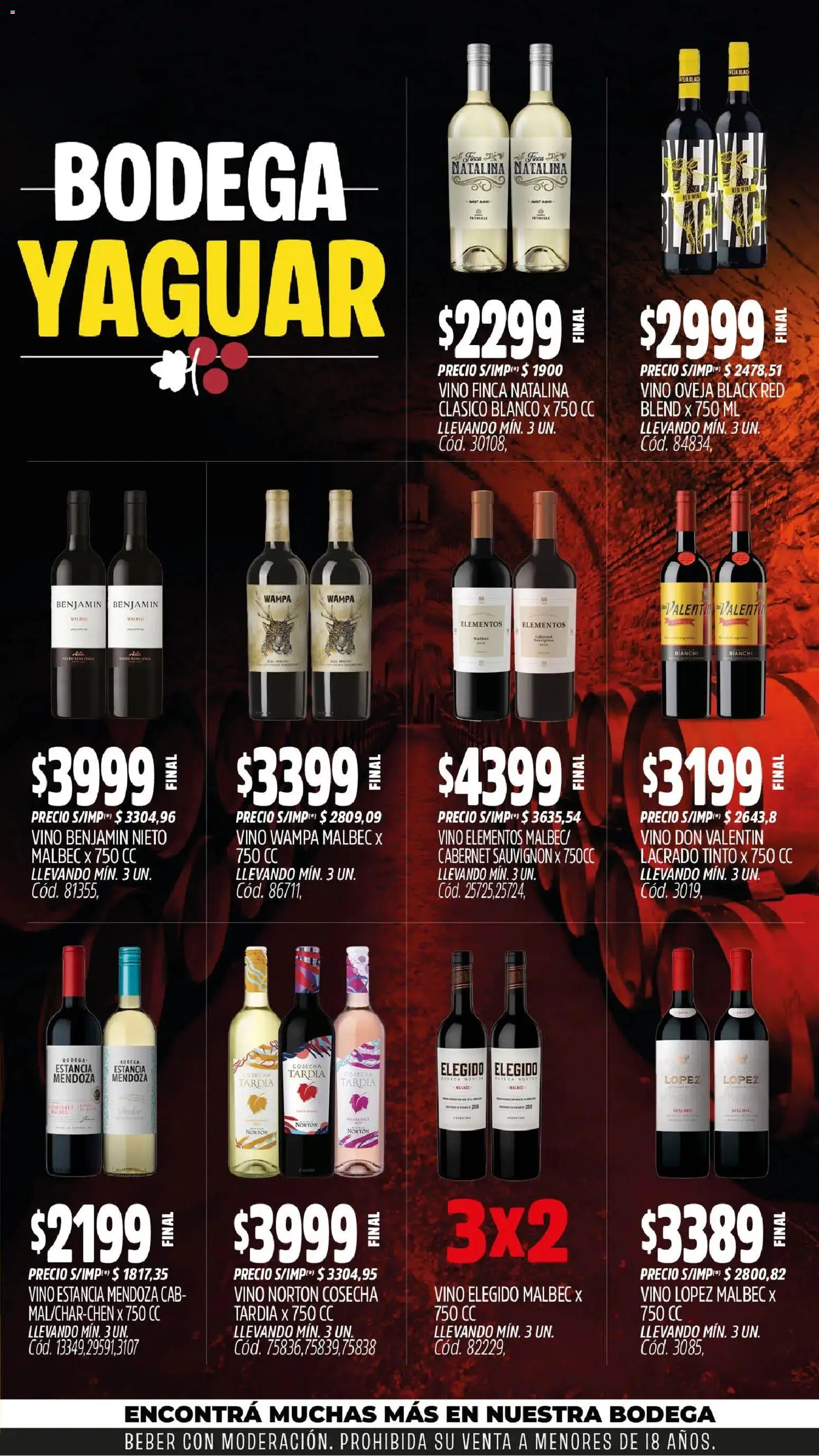 Yaguar - Oferta Semanal General Roca │ válido desde el 31/08/2026 | Página: 6 | Productos: Vino