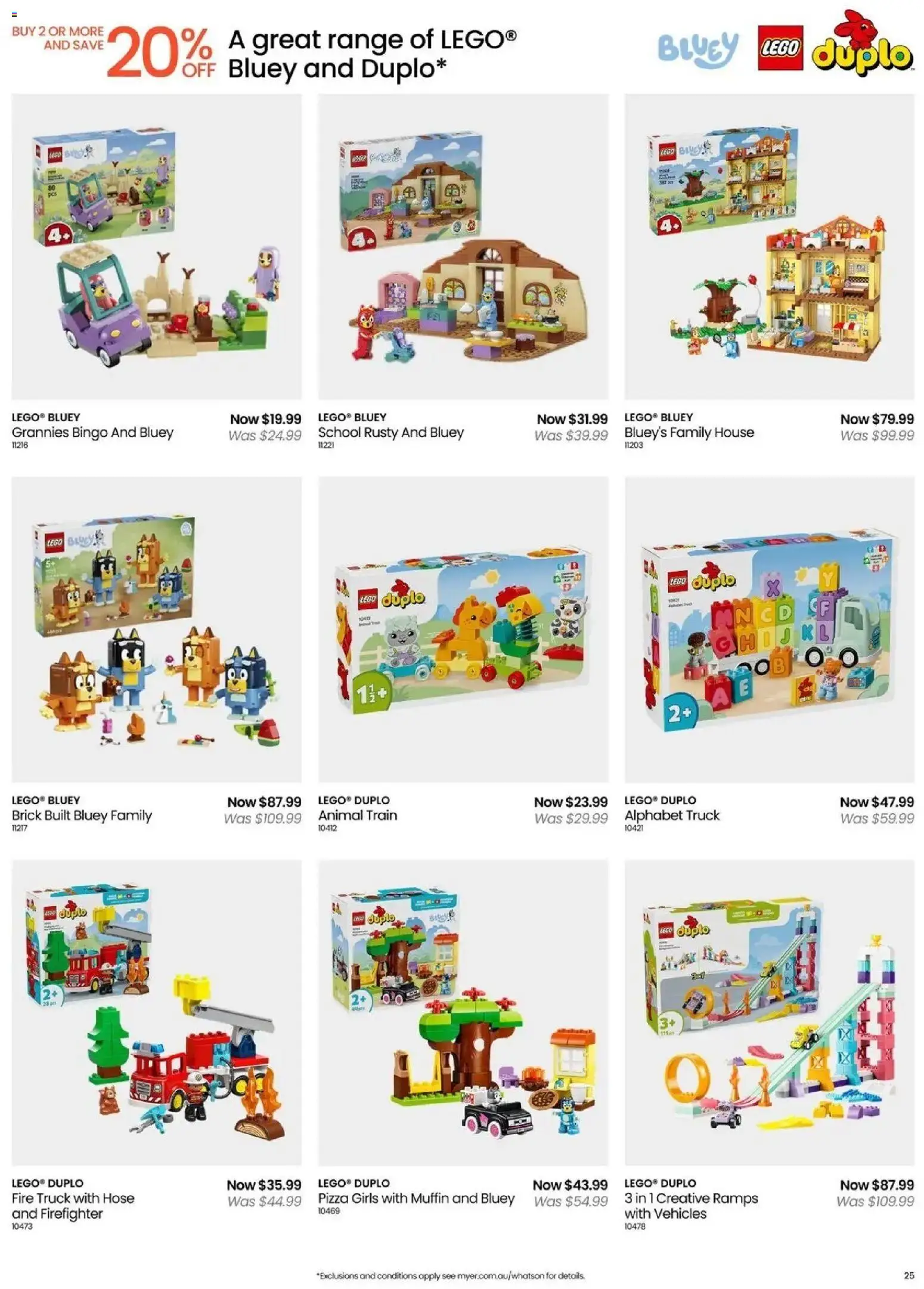 Myer - Toy Sale - 14/09/2026 > weekly / monthly specials | Page: 27 | Products: Pizza, LEGO, LEGO DUPLO