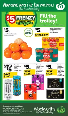 Woolworths catalogue South Island preview  - valid from 14 Sept 2026