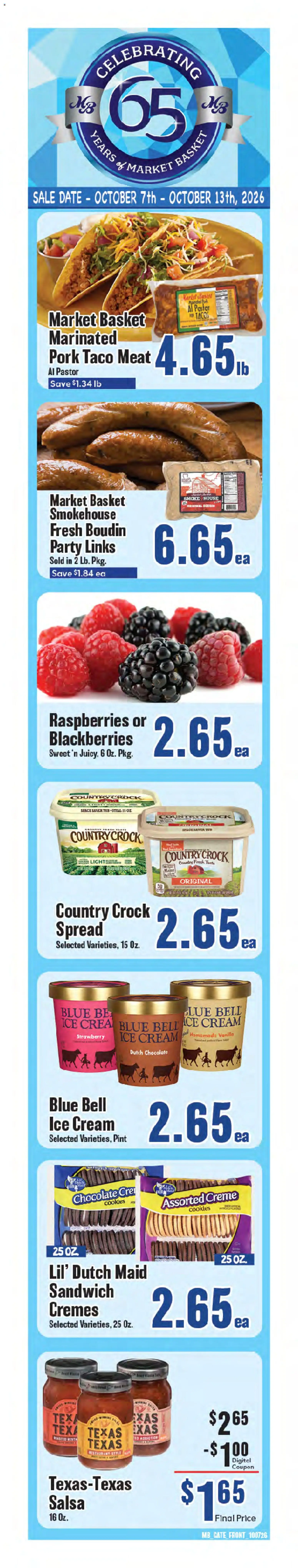 Market Basket Weekly Ad - valid from 10/07/2026 | Page: 1