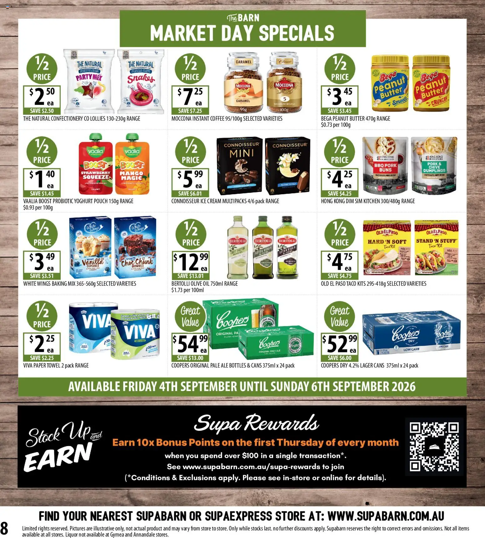 Supabarn catalogue - valid from 02/09/2026 | Page: 8 | Products: Confectionery, Brownies, Pork, Olive oil