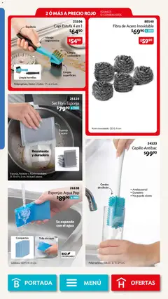 Vista previa de Betterware campaña 9 2026, nuevo folleto de la tienda, válido en México a partir del 31/08/2026 | Página: 96 | Productos: Espátula, Cepillo, Agua, Mango