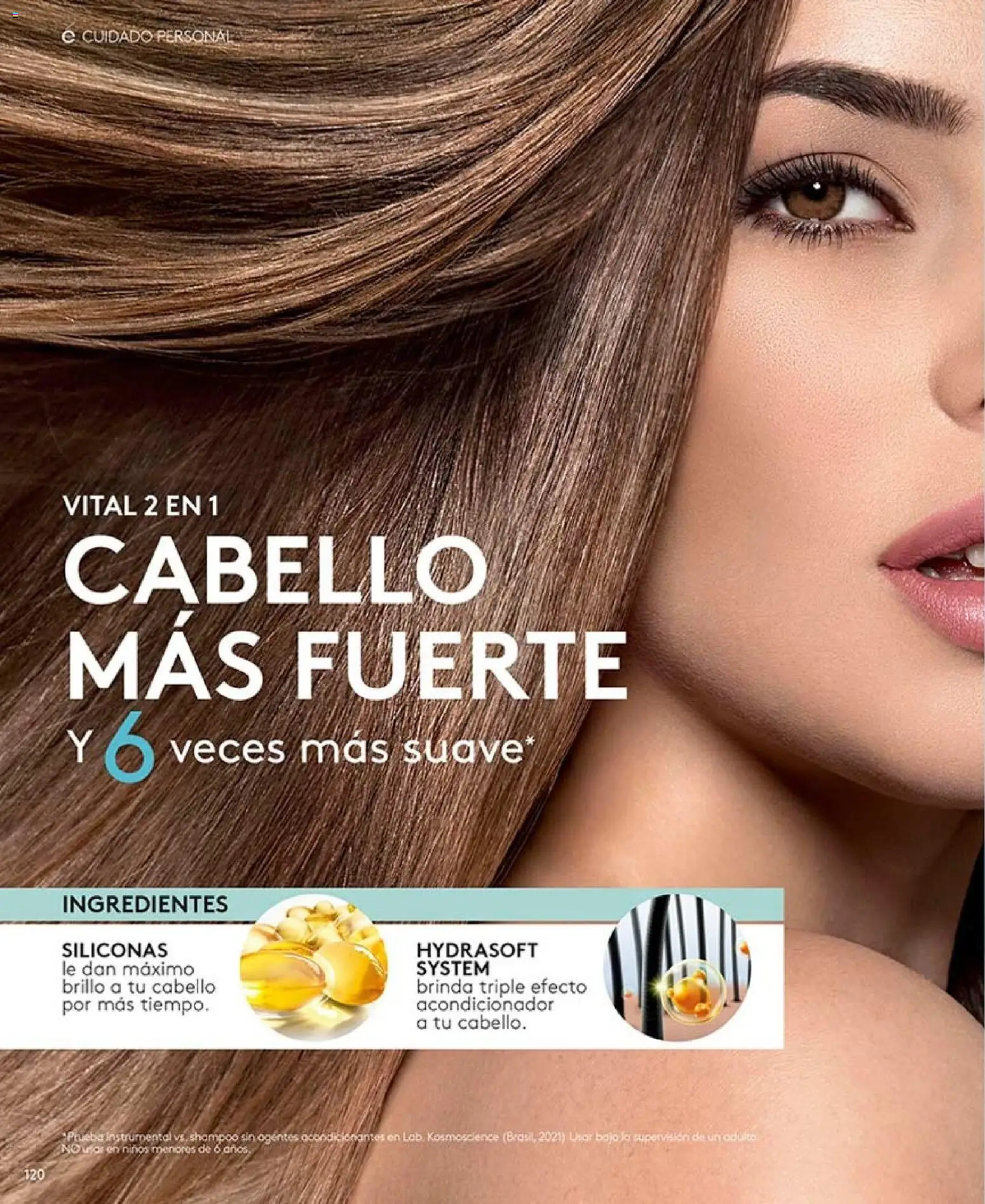 Catálogo Ésika válido desde 02/08/2026 | Página: 132 | Productos: Shampoo, Acondicionador, Bajo, Ingredientes