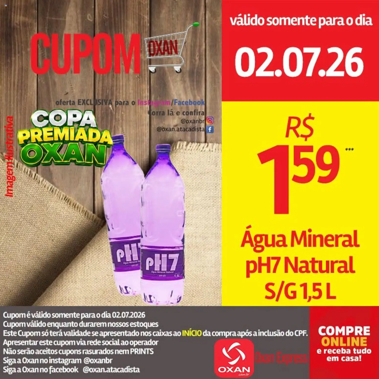 Oxan Atacadista Folheto - válido de 02/07/2026 | Página: 20 | Produtos: Copa, Água mineral