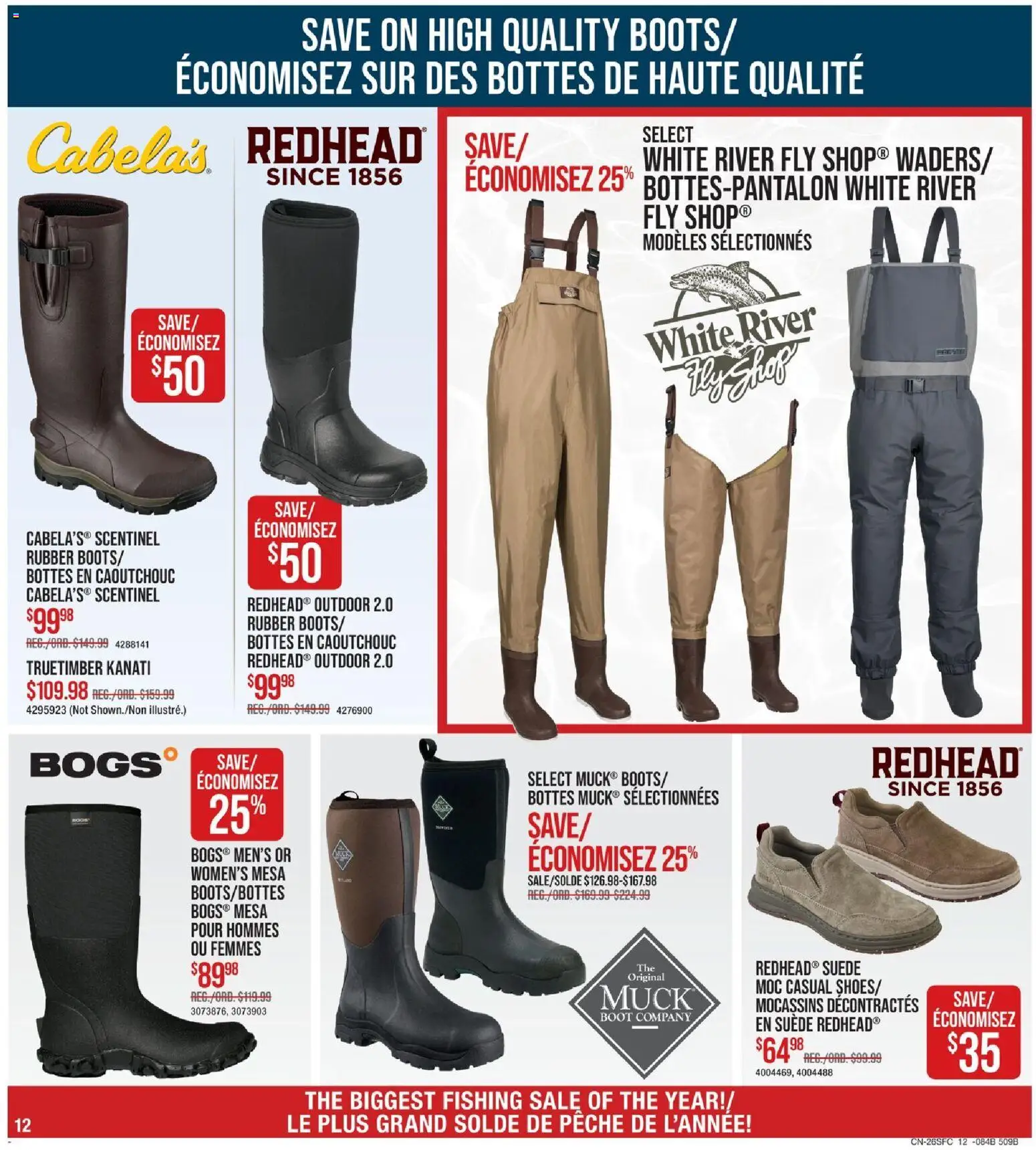 Cabelas flyer valid from 09.04.2026 | Page: 12 | Products: Boots