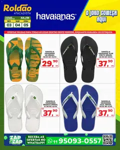 Roldão ofertas Havaianas - Pré-Visualização do folheto da loja Roldão, válido de 03/07/2026