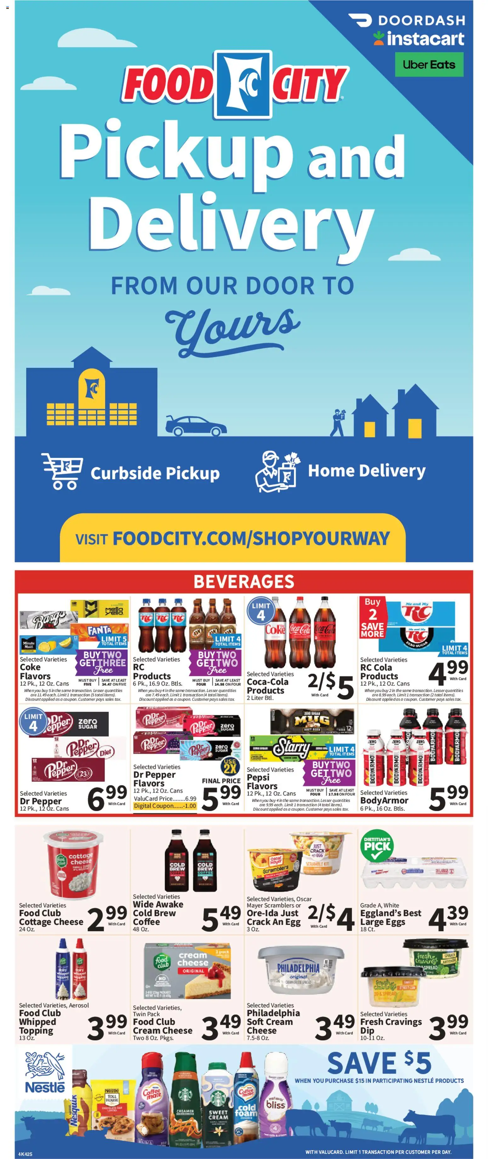Food City Weekly Ad - valid from 10.06.2026 | Page: 6 | Products: Cheese, Eggs, Cream, Pepper