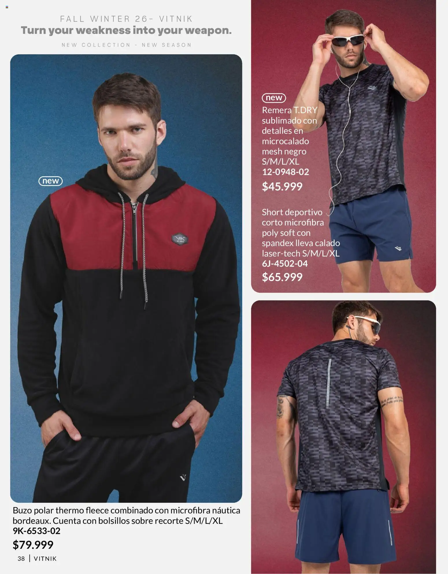 Vitnik - Hombre │ válido desde el 01.05.2026 | Página: 38 | Productos: Remera, Buzo, Short, Sobre
