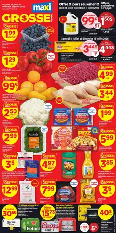Preview of Maxi weekly flyer / circulaire from shop Maxi valid from Jul 16, 2026