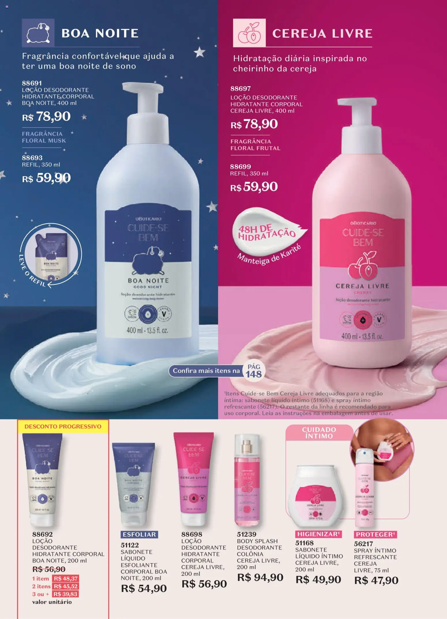 O Boticário Folheto - válido de 20/07/2026 | Página: 146 | Produtos: Hidratante corporal, Desodorante, Sabonete, Sabonete líquido
