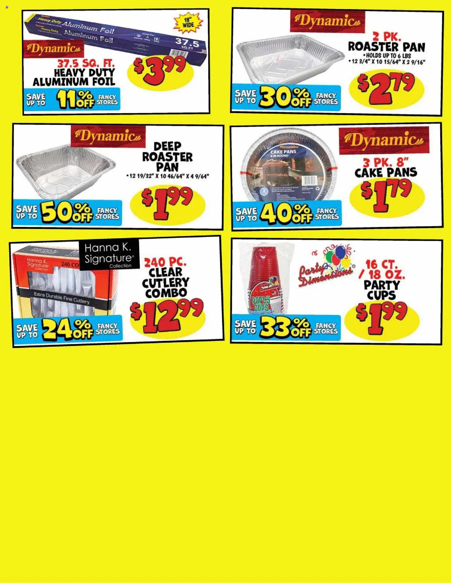 Ollie's Weekly Ad - valid from 08/27/2026 | Page: 5 | Products: Foil, Pan, Aluminum foil, Cake