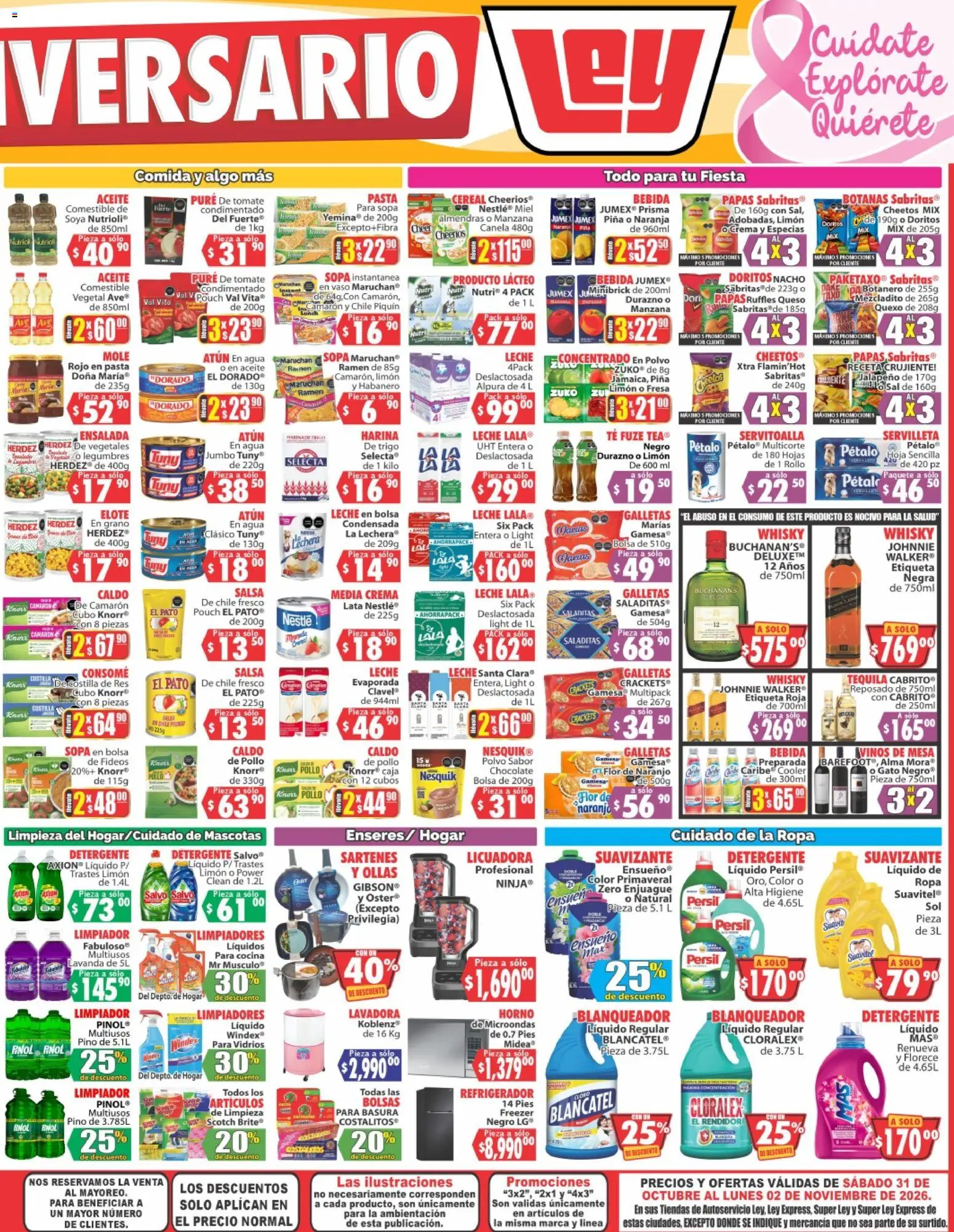 Nuevas ofertas de Casa Ley válidas en toda la República Mexicana desde el 31/10/2026. ¡Encuentra las mejores ofertas en Casa Ley folleto Autoservicio! | Página: 4