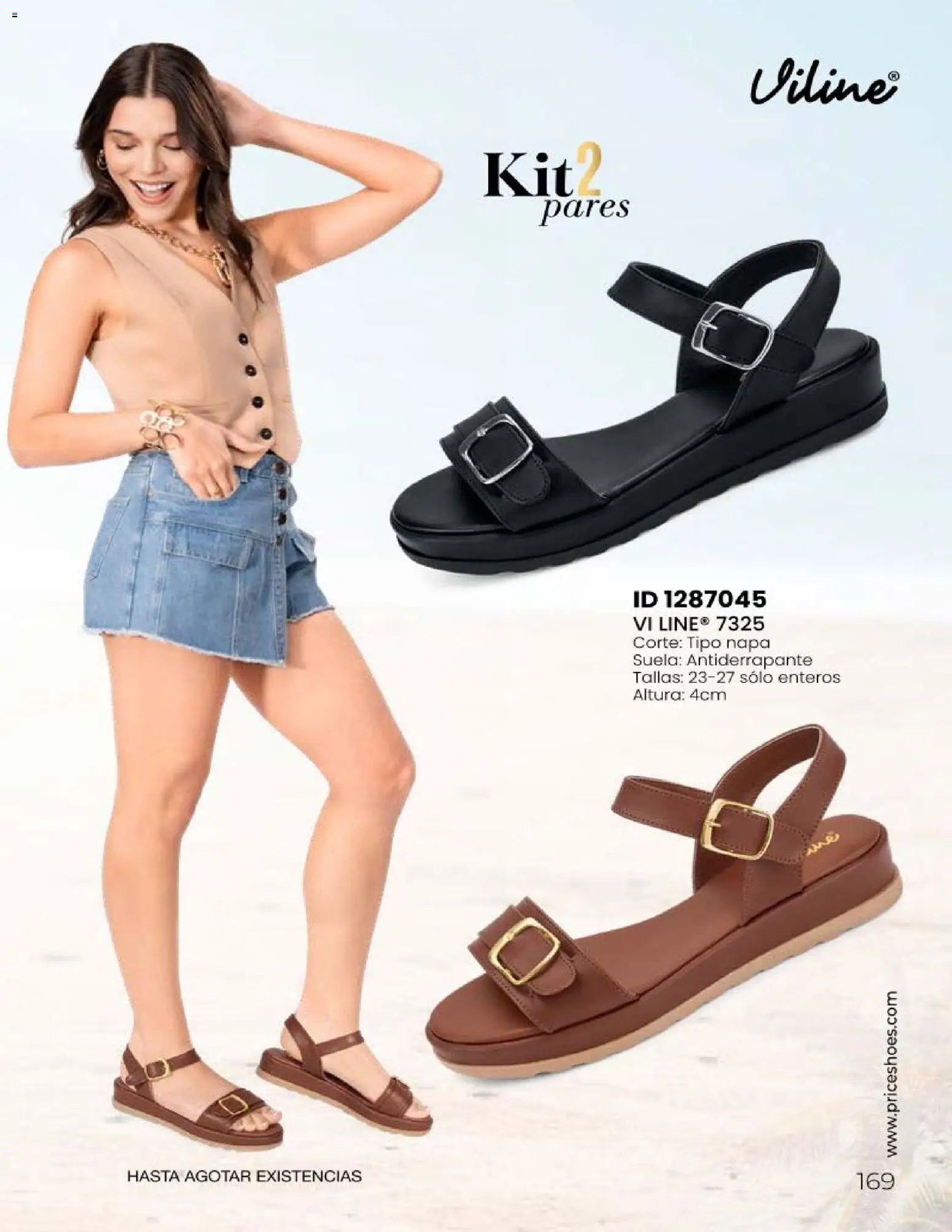 Nuevas ofertas de Price Shoes válidas en toda la República Mexicana desde el 23/06/2026. ¡Encuentra las mejores ofertas en Price Shoes catálogo Sandalias 2026! | Página: 169