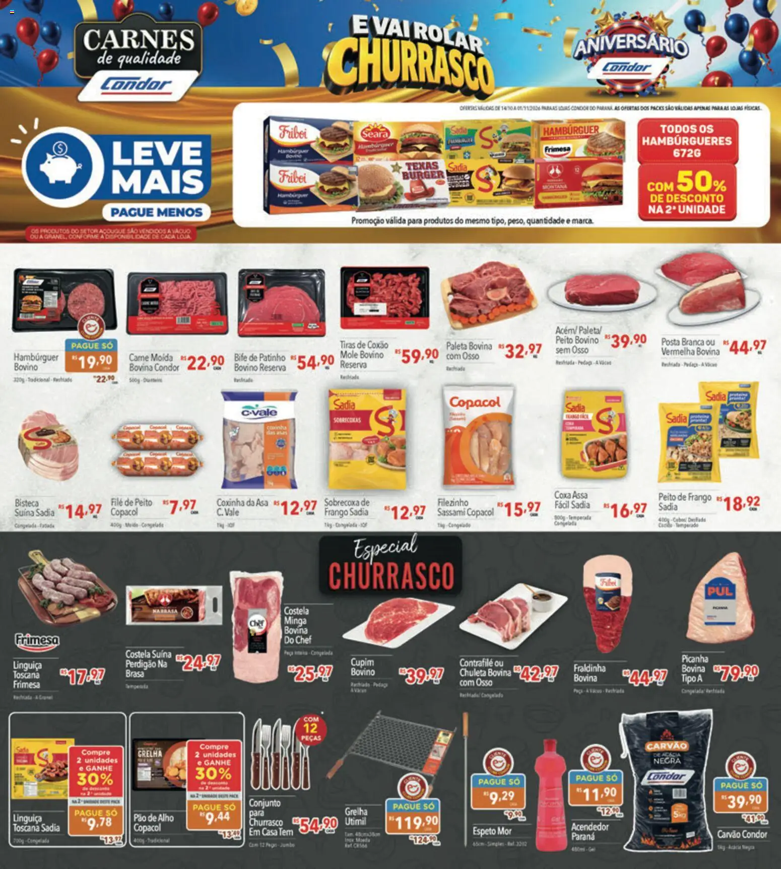 Supermercados Condor Folheto - válido de 14/10/2026 | Página: 16