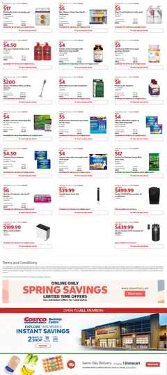 Preview of Costco weekly flyer from shop Costco valid from 11.05.2026 | Page: 4 | Products: Conditioner, Soap, Body wash, Milk