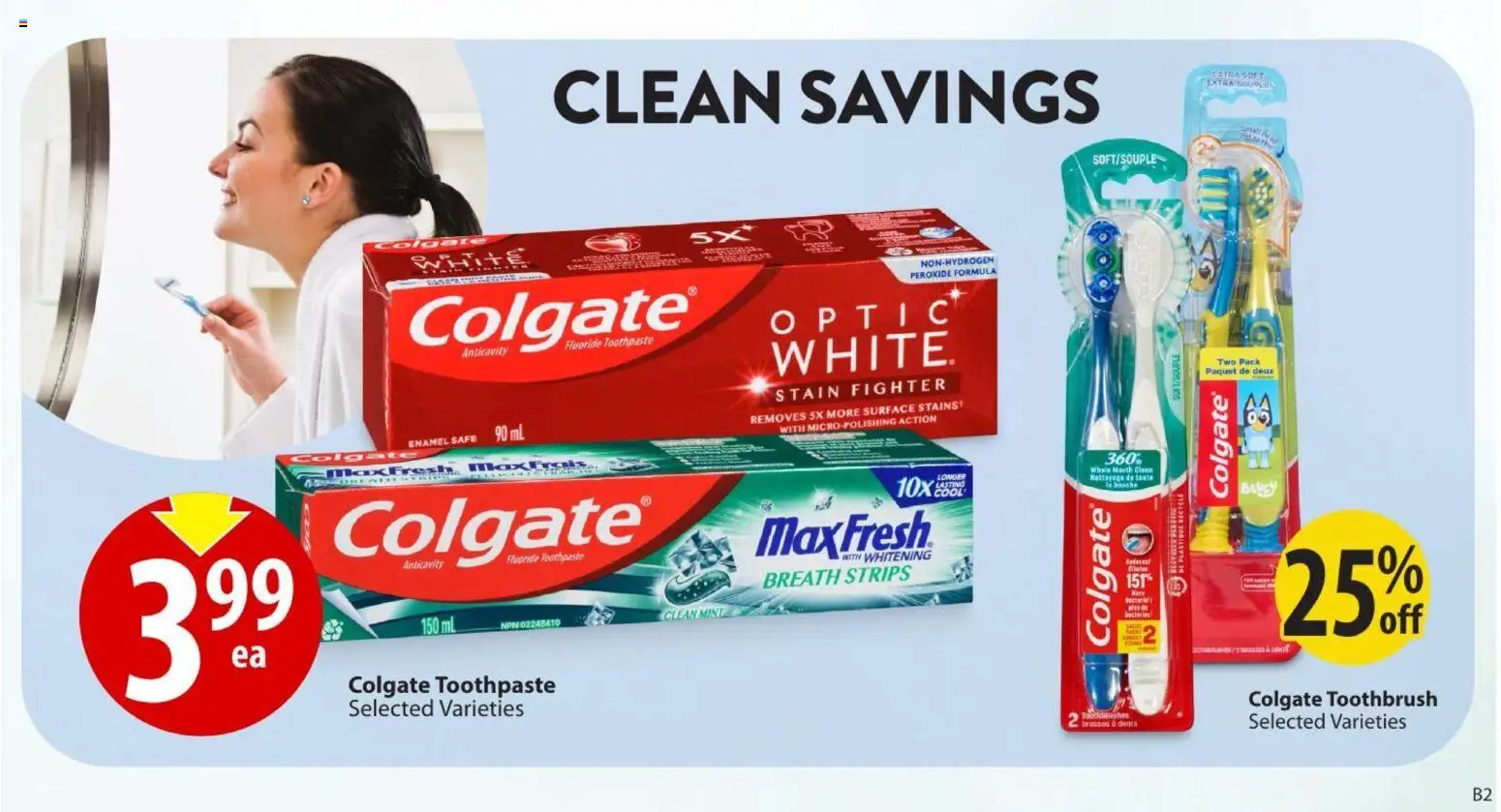 Save on foods flyer valid from Aug 6, 2026 | Page: 24 | Products: Toothbrush, Strips, Toothpaste