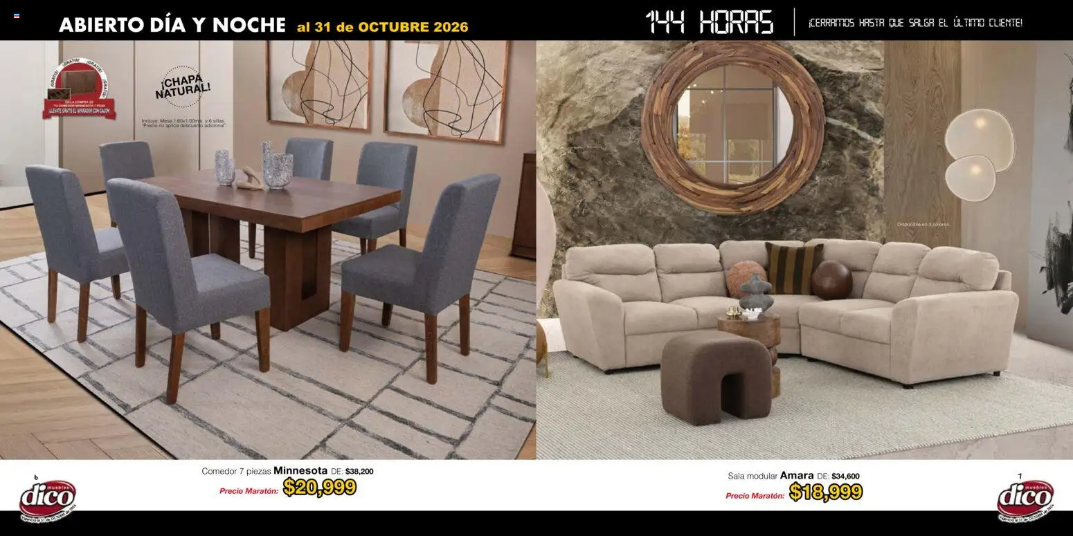 Nuevas ofertas de Muebles Dico válidas en toda la República Mexicana desde el 22/01/2026. ¡Encuentra las mejores ofertas en Muebles Dico catálogo! | Página: 4