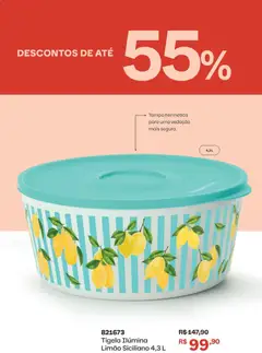 Tupperware catálogo Vitrine 07 - Pré-Visualização do folheto da loja Tupperware, válido de 01.07.2026 | Página: 61 | Produtos: Limão siciliano, Tigela