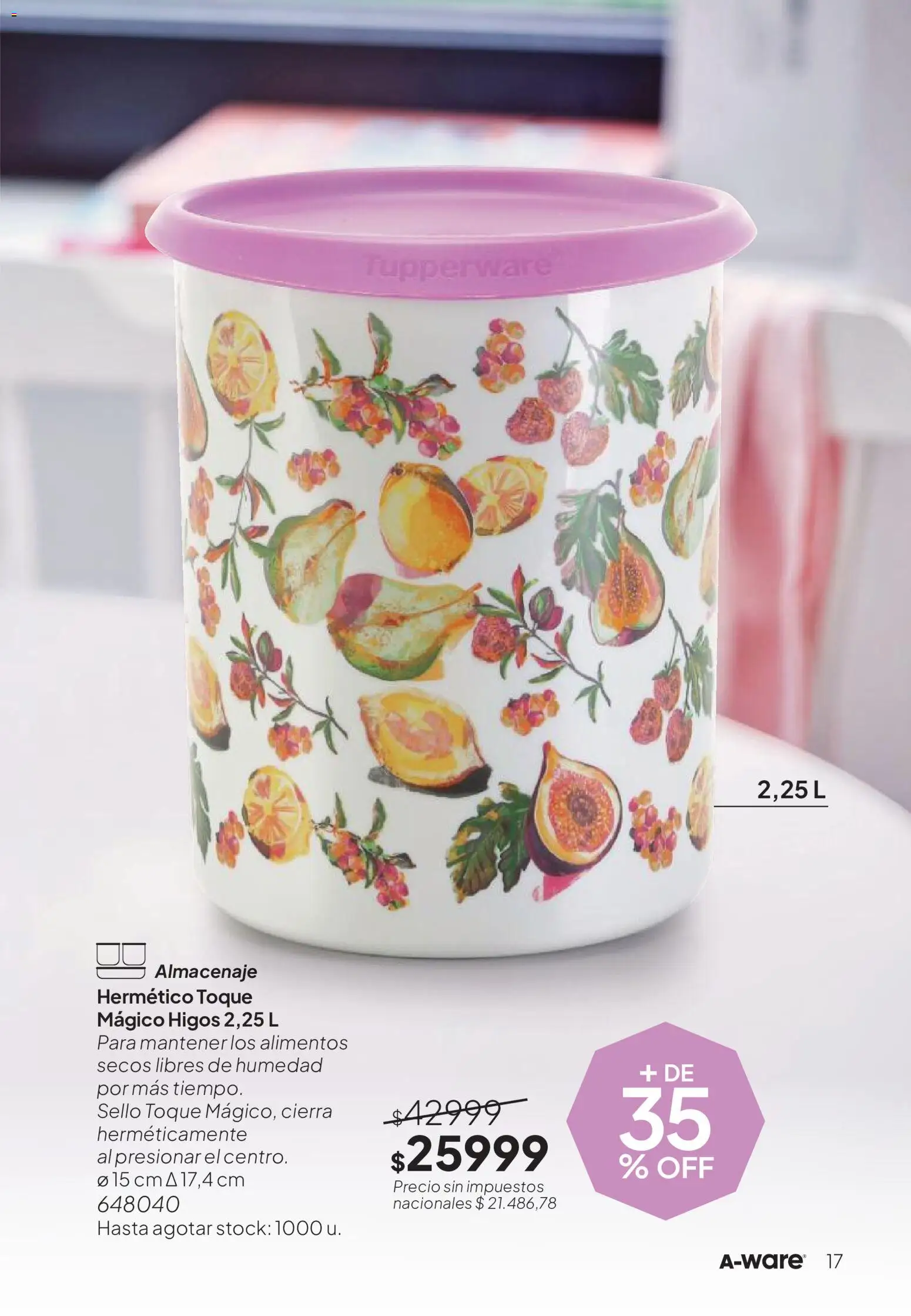 Tupperware Folleto │ válido desde el 18/09/2026 | Página: 18 | Productos: Higos, Alimentos