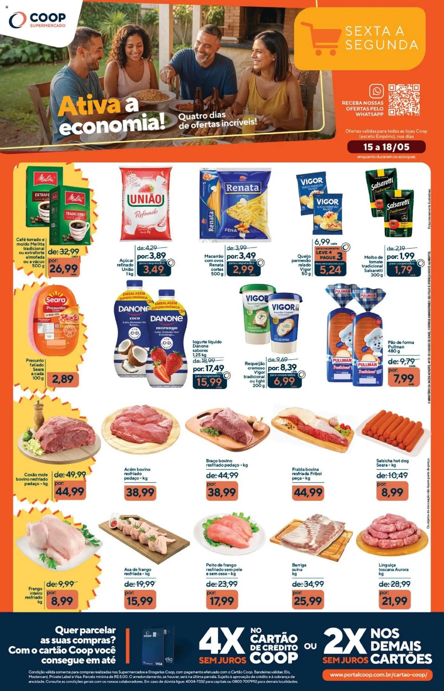 Coop Folheto - válido de 15.05.2026 | Página: 1 | Produtos: Almofada, Acém, Presunto, Macarrão