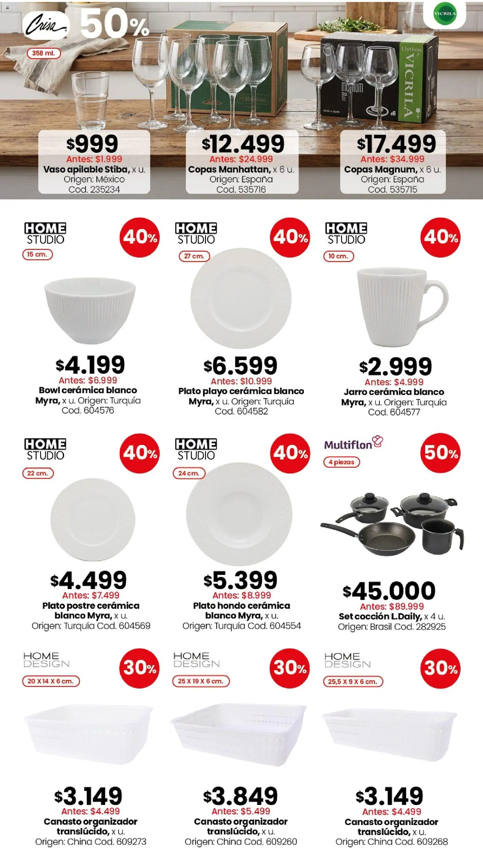 Coto - Bazar, deco, aire libre y mascotas │ válido desde el 07/09/2026 | Página: 2 | Productos: Organizador, Bowl, Postre