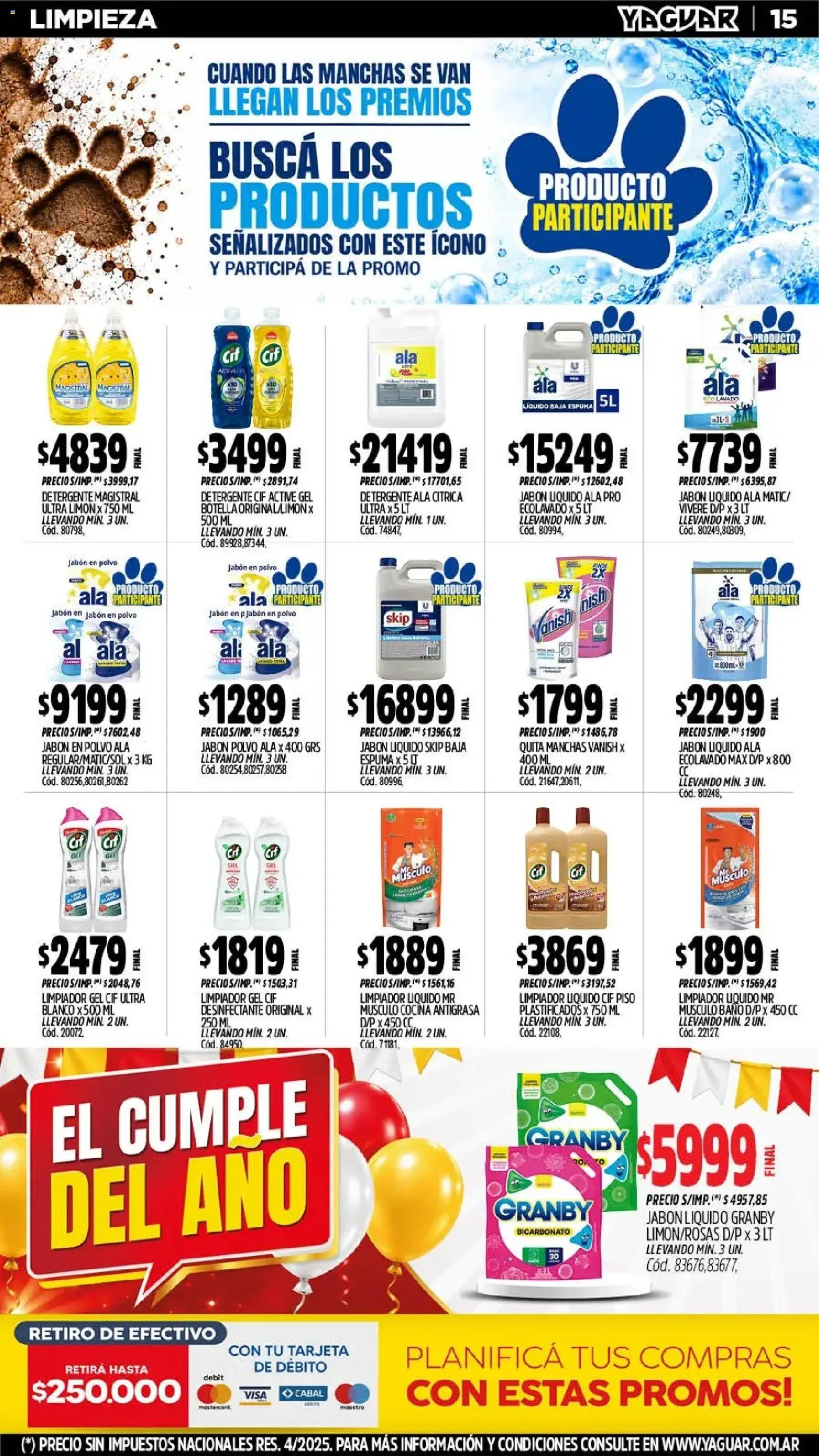 Revista de ofertas Yaguar - Página 17 - Ofertas válidas hasta el 1 de noviembre de 2026