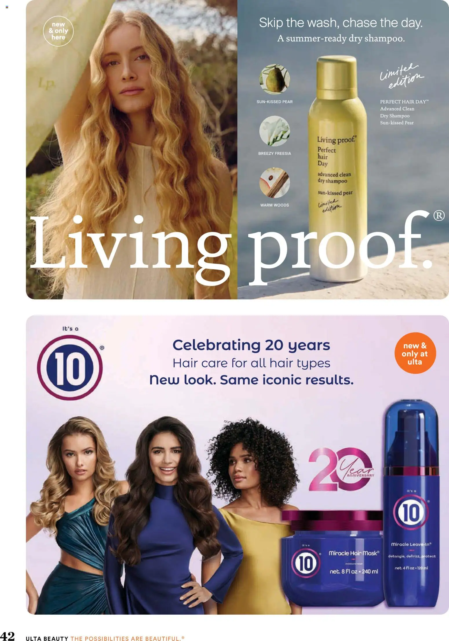 Ulta Beauty Weekly Ad - valid from 17.05.2026 | Page: 42 | Products: Shampoo, Hair mask, Mask, Pear