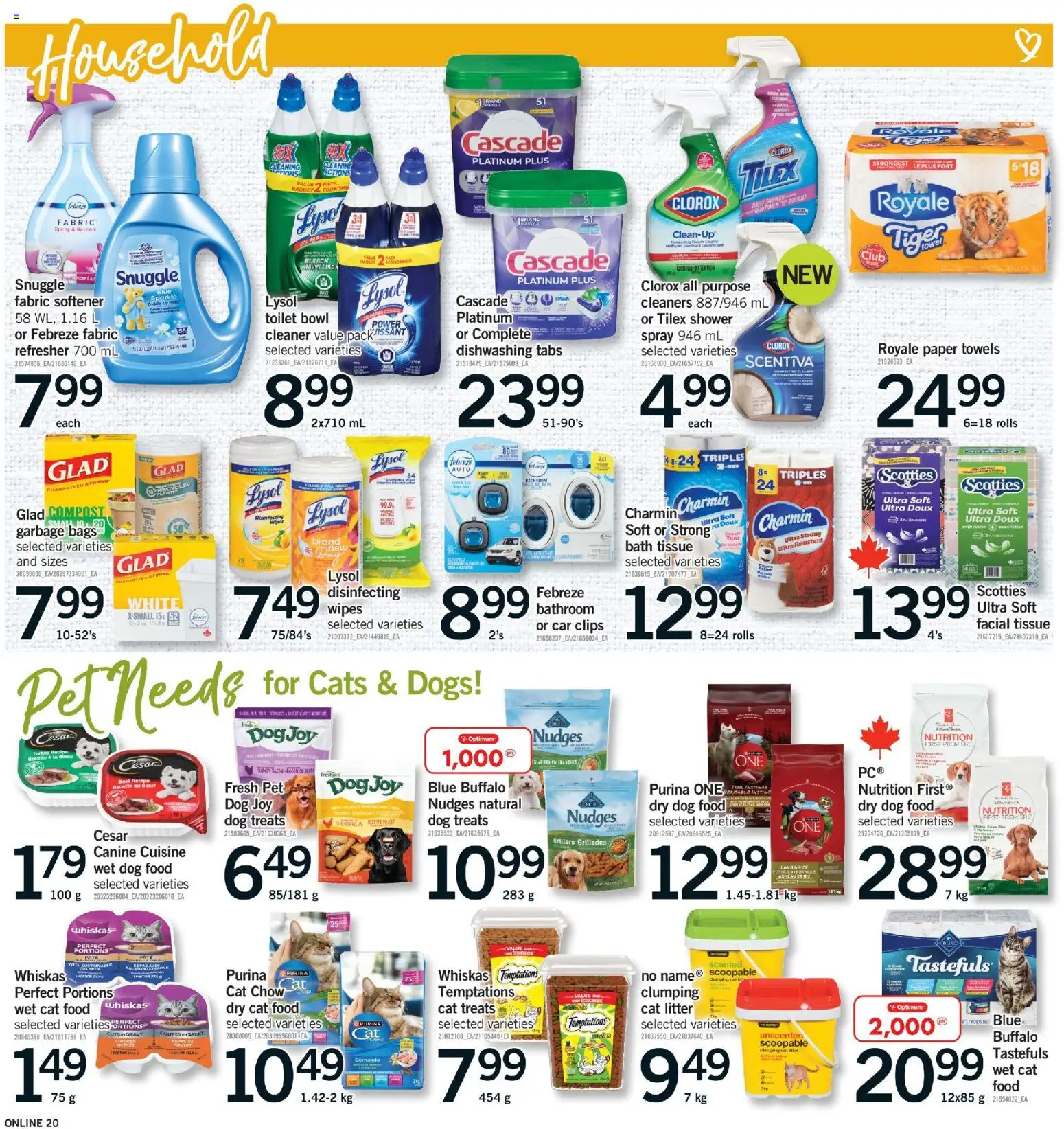 Fortinos flyer valid from 14.05.2026 | Page: 19 | Products: Rice, Turkey, Fabric softener, Bath