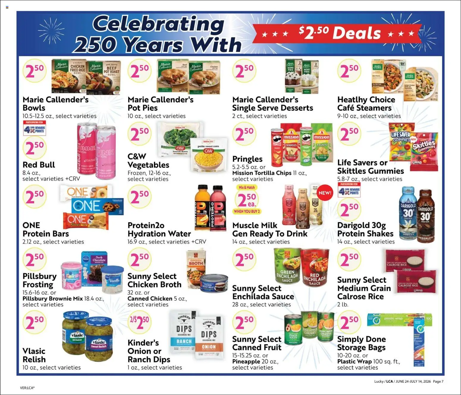 Lucky Supermarkets Big Book of Savings - valid from 06/24/2026 | Page: 7 | Products: Corn, Chocolate, Beef, Onion