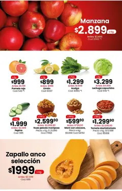 Vista previa Pepino, Pepino válido desde el 24/08/2026 | Página: 3 | Productos: Zapallo, Manzana, Lechuga, Nuez