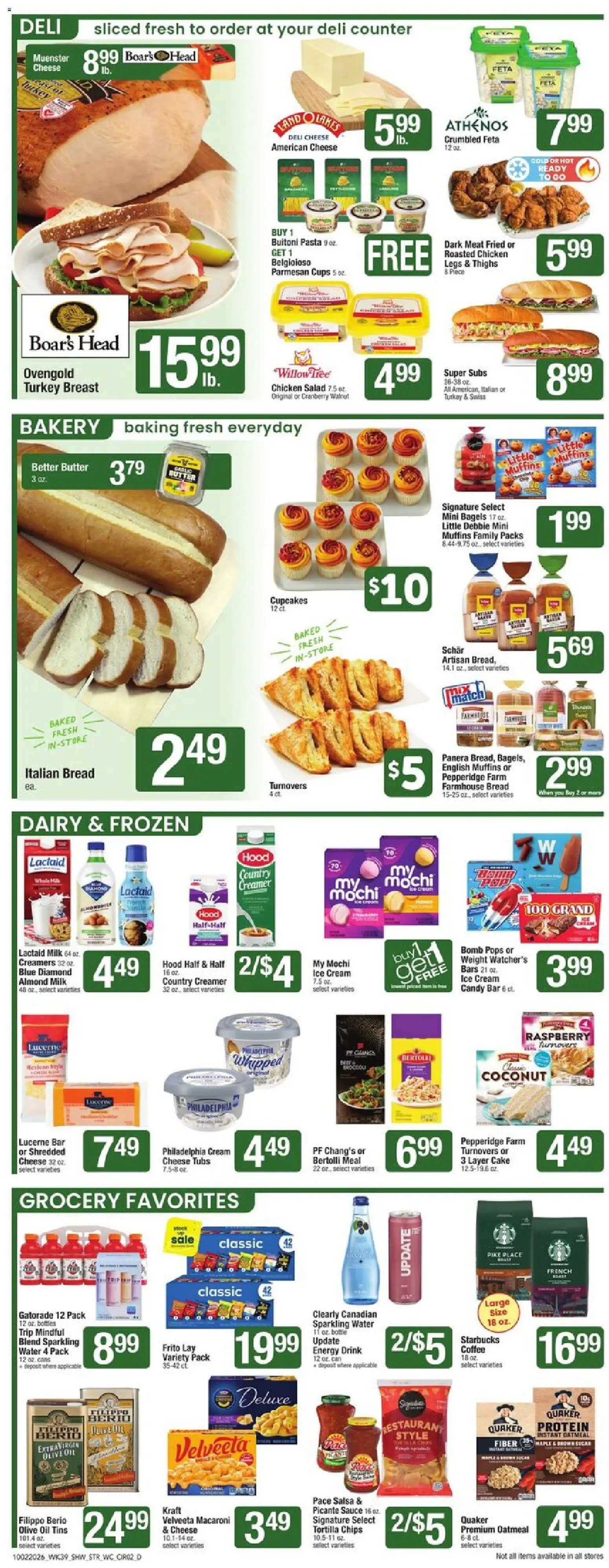 Star Market Gramd Opening - valid from 10/02/2026 | Page: 3 | Products: Coffee, Cake, Parmesan, Muffins