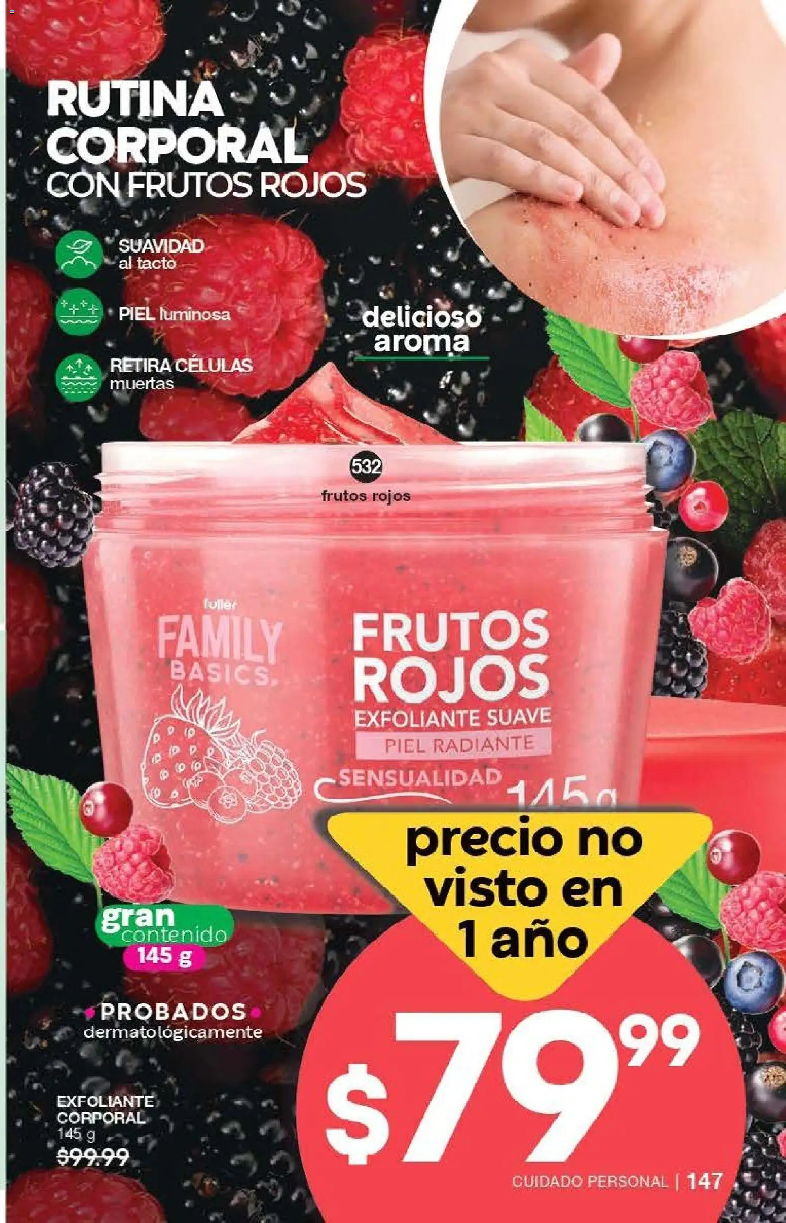 Nuevas ofertas de Fuller válidas en toda la República Mexicana desde el 13.05.2026. ¡Encuentra las mejores ofertas en Fuller campaña 3 2026! | Página: 145 | Productos: Exfoliante corporal, Radiante