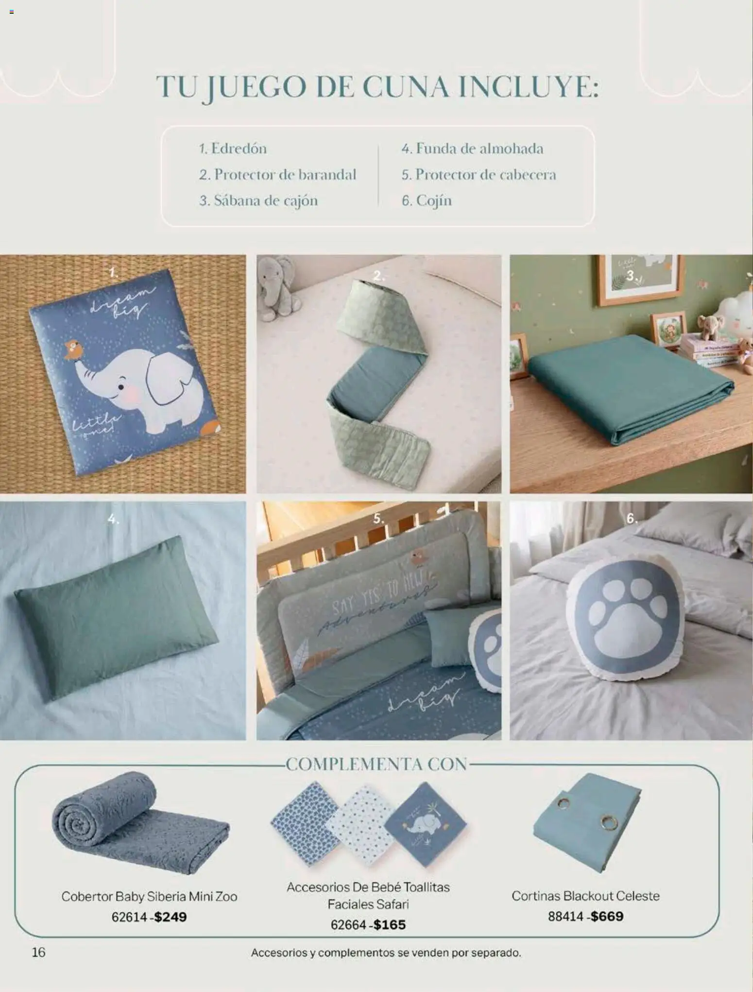 Nuevas ofertas de Vianney válidas en toda la República Mexicana desde el 17/08/2026. ¡Encuentra las mejores ofertas en Vianney catálogo Bebé! | Página: 18 | Productos: Cobertor, Cabecera, Funda, Funda de almohada