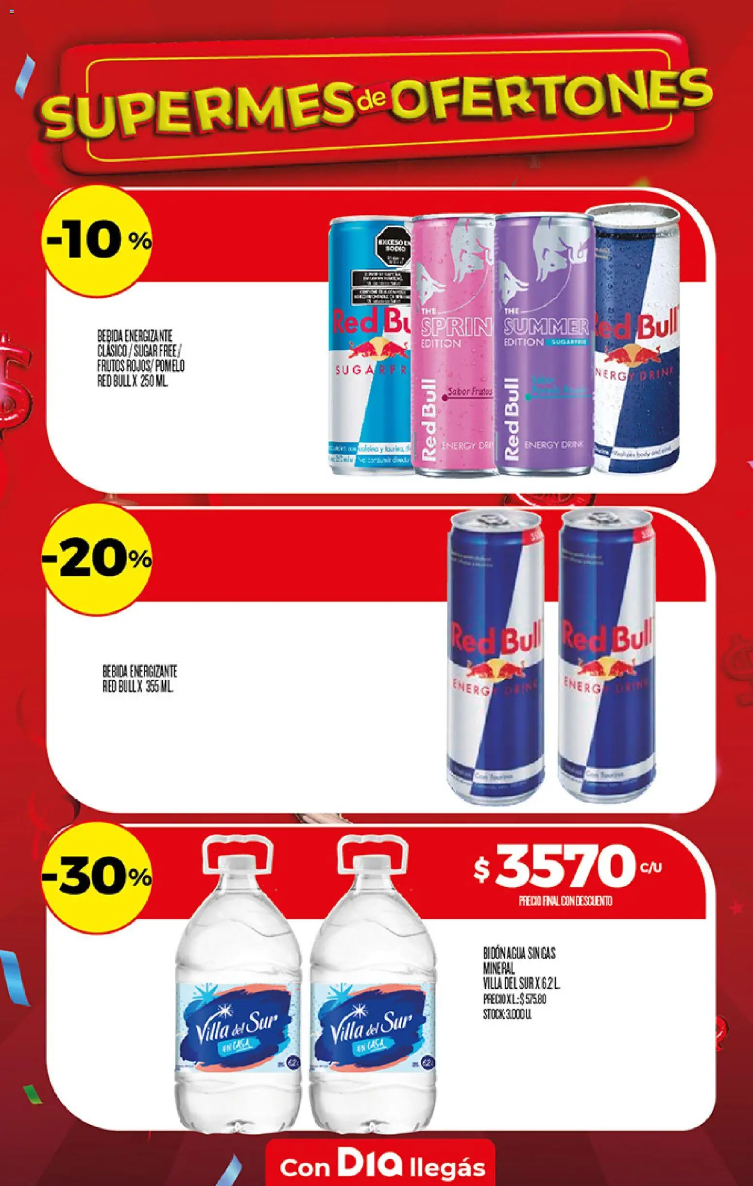Supermercado DIA Ofertas │ válido desde el 26/08/2026 | Página: 17 | Productos: Red Bull, Bidón, Agua, Pomelo