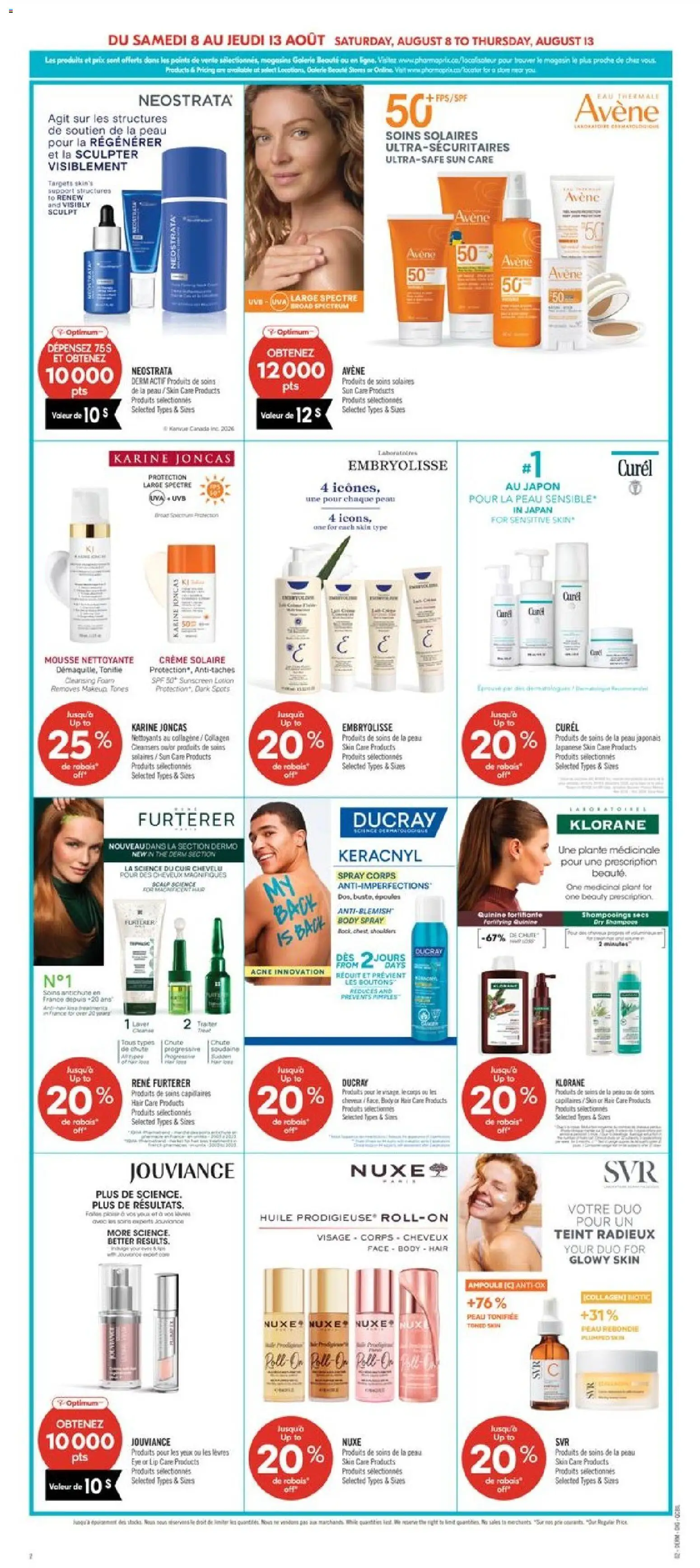 Pharmaprix flyer valid from Aug 7, 2026 | Page: 15