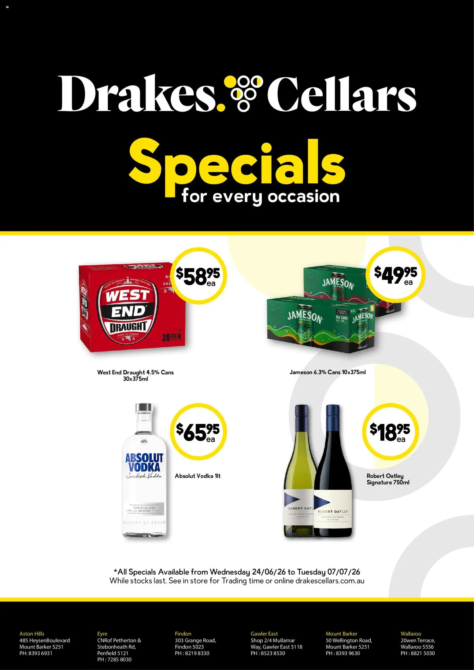 Drakes catalogue - valid from 24/06/2026 | Page: 1 | Products: Vodka