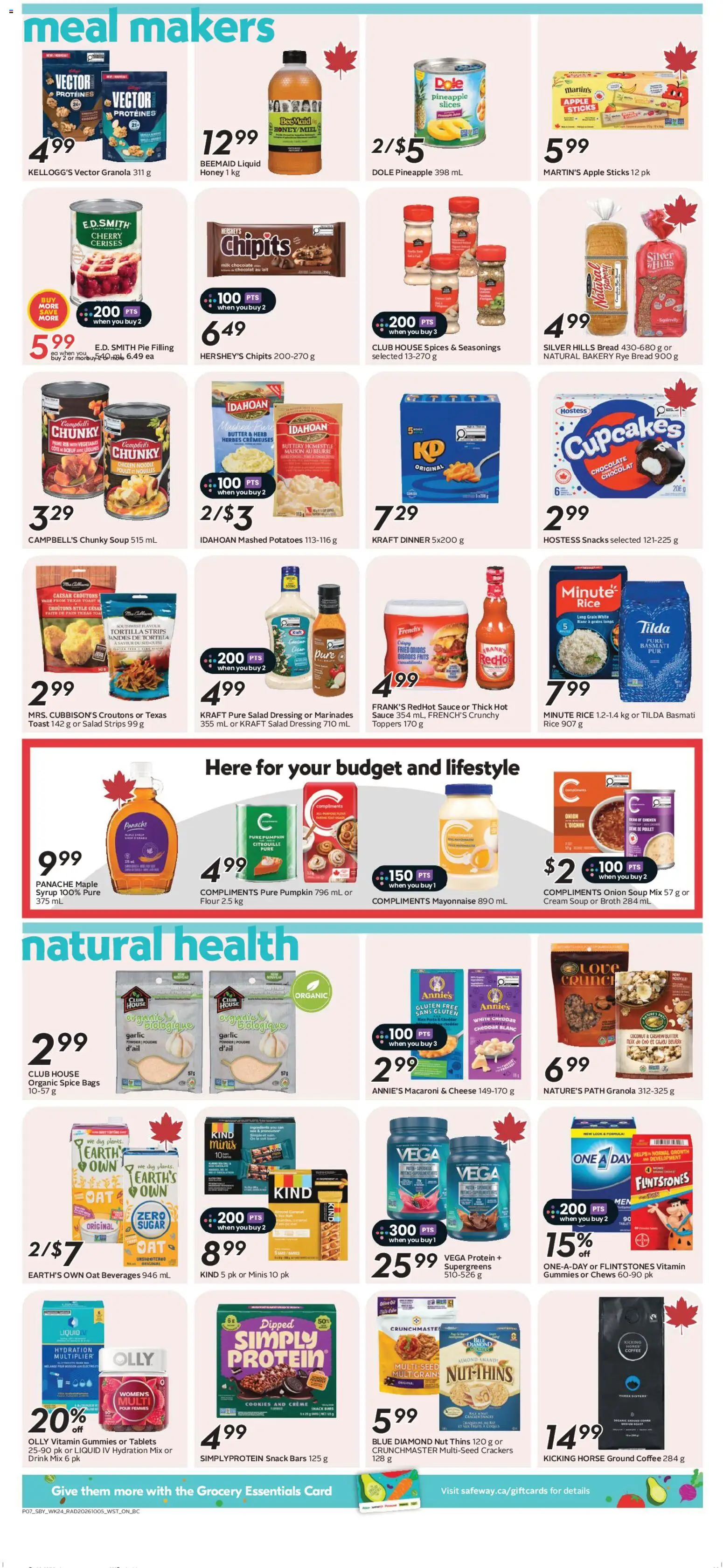 Safeway flyer valid from Oct 8, 2026 | Page: 9