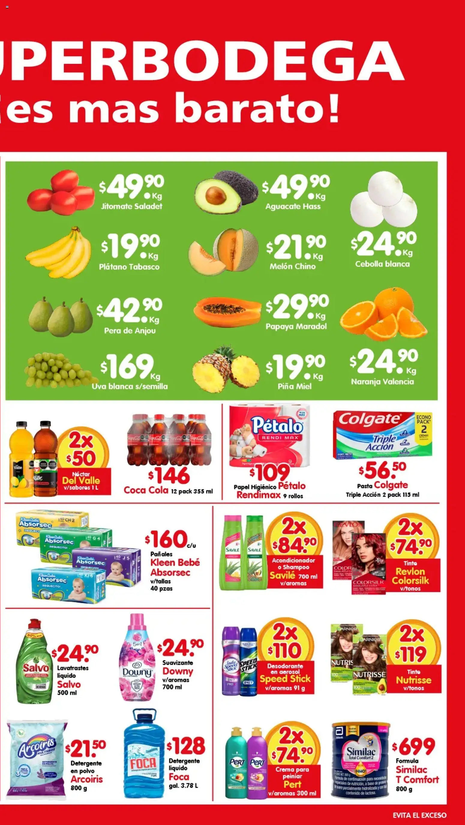 Nuevas ofertas de Arteli válidas en toda la República Mexicana desde el 20.04.2026. ¡Encuentra las mejores ofertas en Arteli folleto Aká Super Bodega! | Página: 2 | Productos: Cebolla, Detergente, Aguacate, Polvo