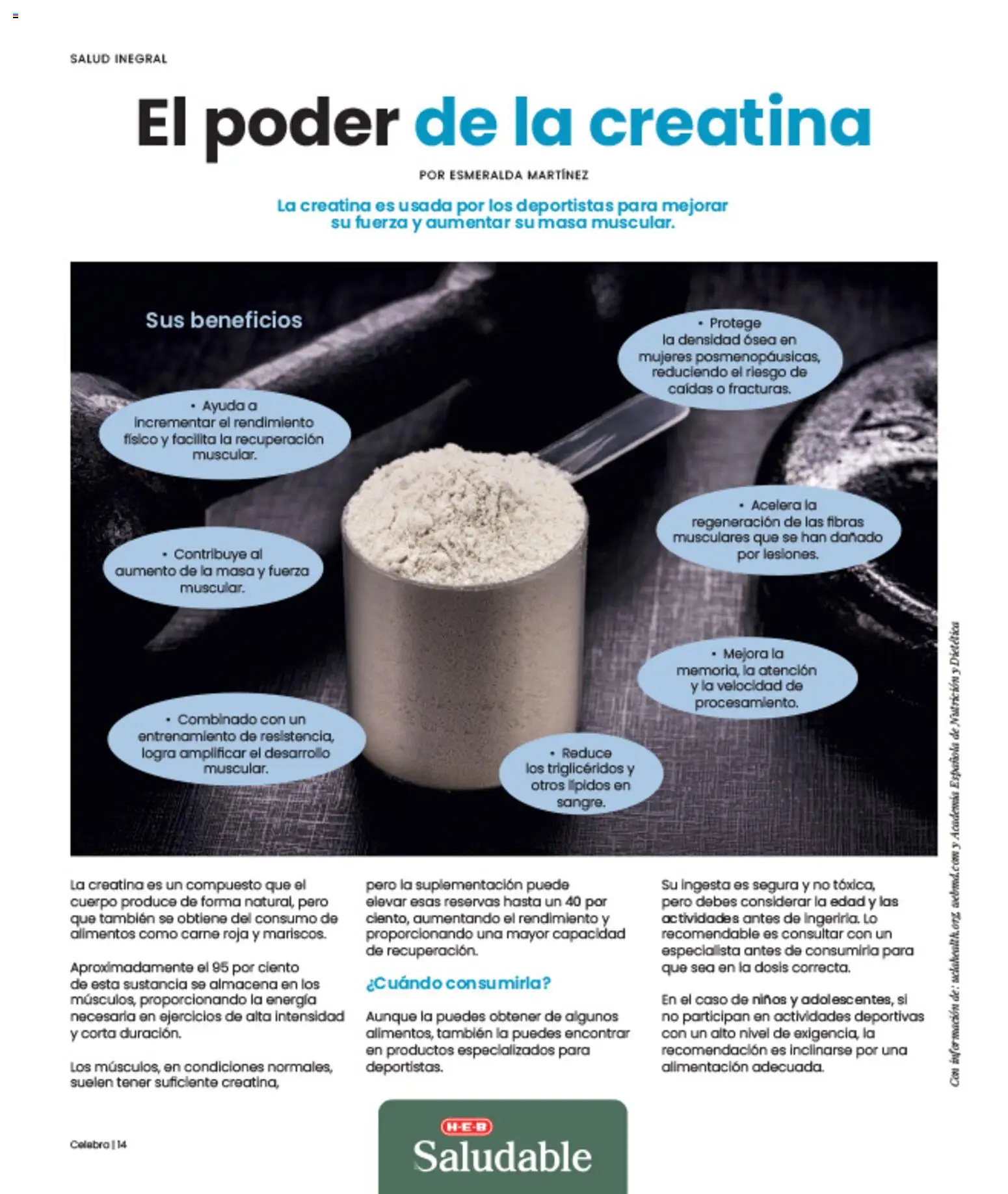 Nuevas ofertas de H-E-B válidas en toda la República Mexicana desde el 01/07/2026. ¡Encuentra las mejores ofertas en H-E-B folleto Celebra! | Página: 14