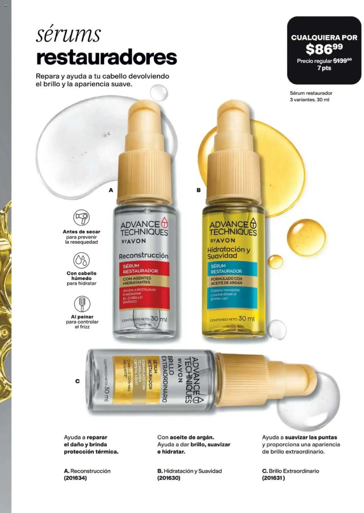Nuevas ofertas de AVON válidas en toda la República Mexicana desde el 21/08/2026. ¡Encuentra las mejores ofertas en AVON campaña 13 2026! | Página: 151 | Productos: Serum, Brillo, Aceite