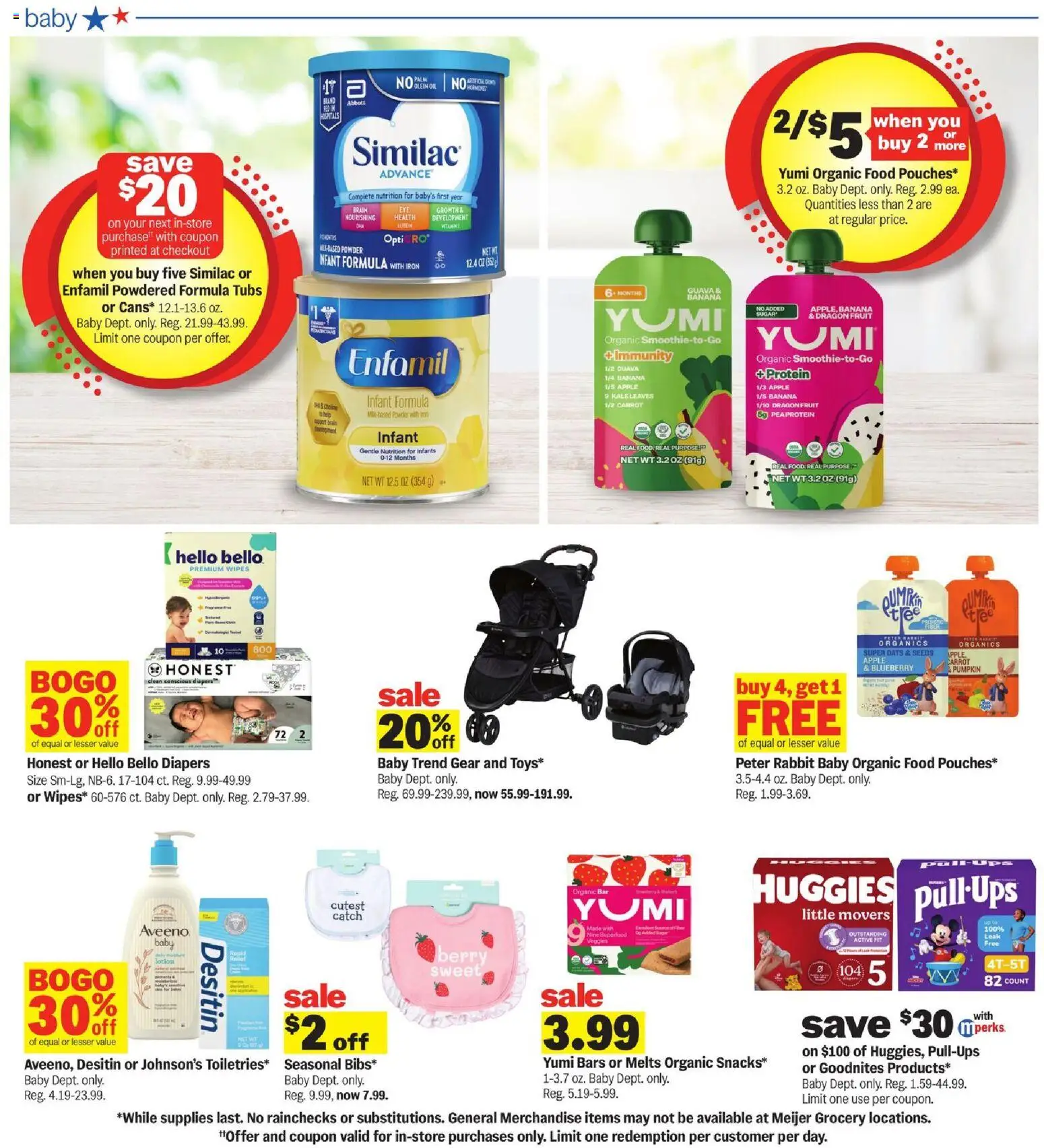 Meijer Weekly Ad - valid from 07/08/2026 | Page: 34 | Products: Oil, Carrot, Pumpkin, Iron