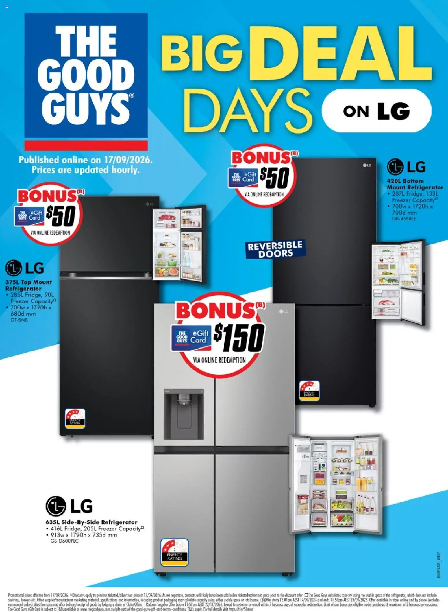 The Good Guys Wednesday, September 16 Top Hampers
